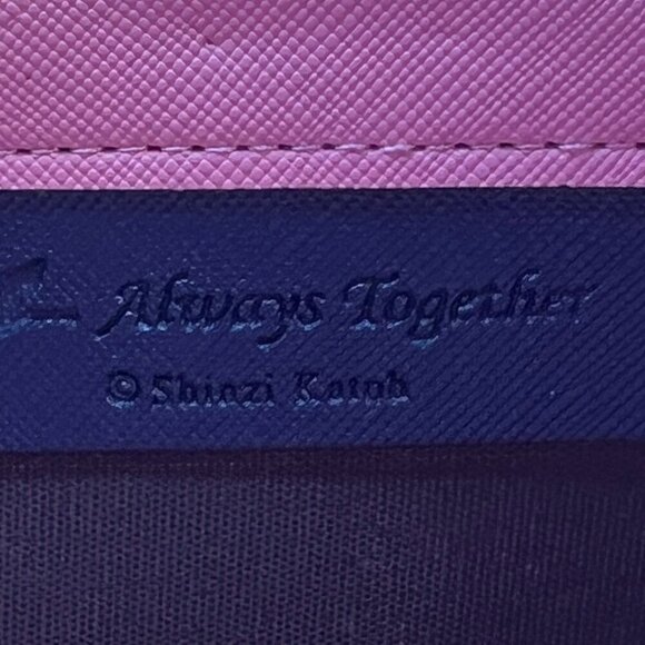 Blue  Pink Wallet Long Compact Wallet Pink Wallet - Picture 6 of 8